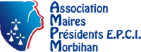 Logo de l’Association des  maires et des présidents d’EPCI du Morbihan