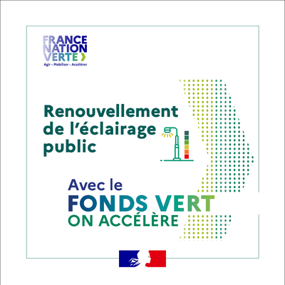 Image France Nation Verte : renouvellement de l&#x27;éclairage public, avec le fonds vert on accélère