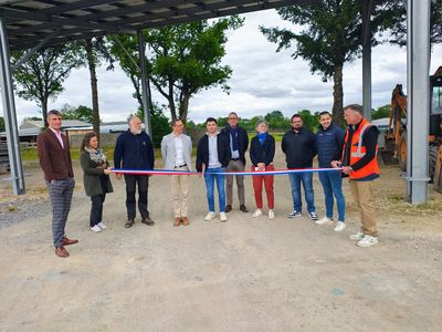 Inauguration centrale photovoltaïque Questembert
