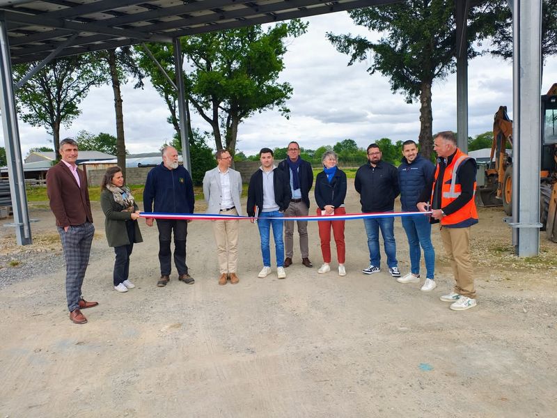 Inauguration centrale photovoltaïque Questembert