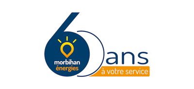 Logo 60 ans Morbihan Énergies