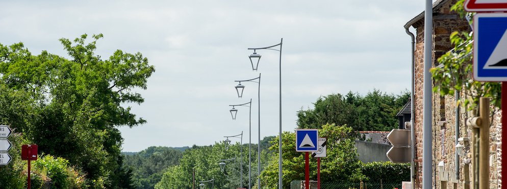 Néant-sur-Yvel - Éclairage public