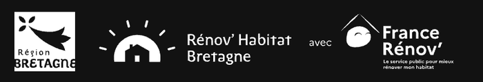 Bandeau présentant les logos de Renov Habitat Bretagne